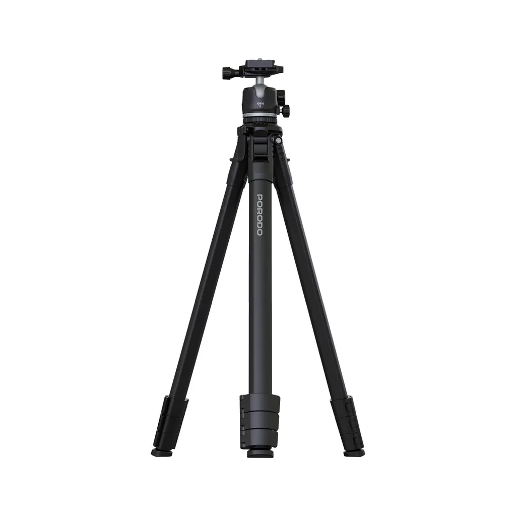 [PD-TRPSFE-BK] Porodo Ultra-Light Aluminum Tripod - Black.webp