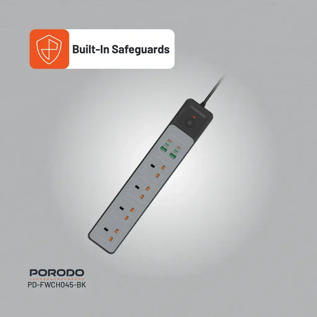 Porodo 4AC 65W 3000W Power Strip.webp