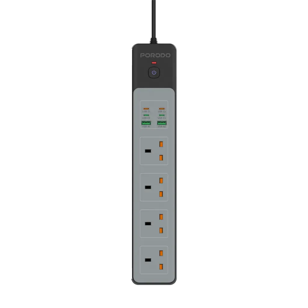 [PD-FWCH045-BK] Porodo 4AC 65W 3000W Power Strip (_Black).webp