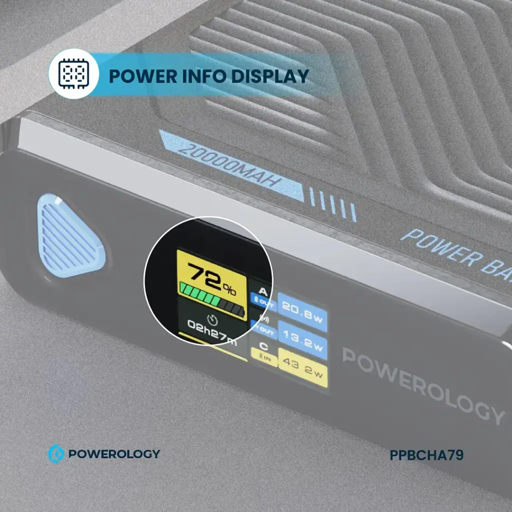 Powerology Ultra Mini 20000mAh Power Bank - Black (3).webp