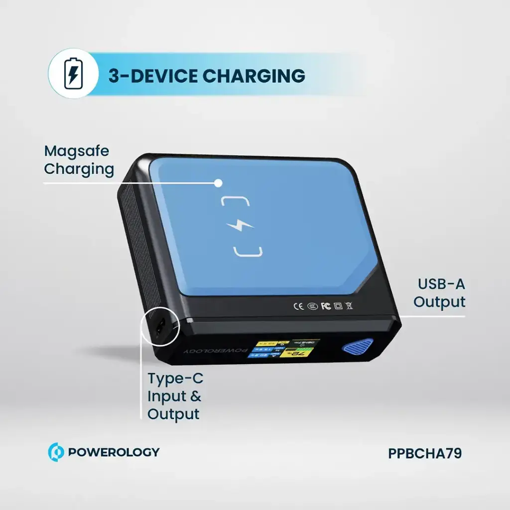 Powerology Ultra Mini 20000mAh Power Bank - Black (5).webp