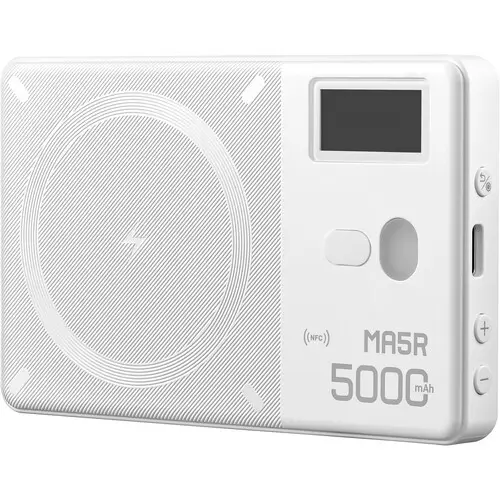 Godox MA5R RBG Led Light & 5000mAh Magsafe Power Bank White — photo 2