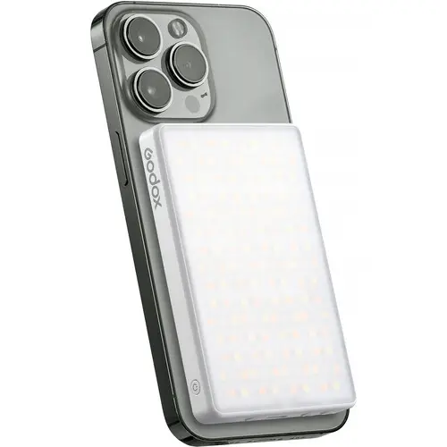 Godox MA5R RBG Led Light & 5000mAh Magsafe Power Bank White — photo 4