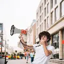 Porodo Portable Megaphone 50w Orange PD-LFST098-OG — photo 2