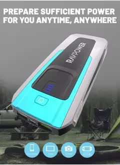 Ravpower 16000mAh 59.2Wh Jump Starter Li-Ion Battery Max 500A RP-PB1226 75-02010-044 — photo 4