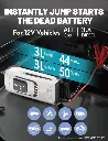 Ravpower 24000mAh 88.8Wh Jump Starter Li-Ion Battery Max 800A RP-PB1227 75-02010-045 — photo 2