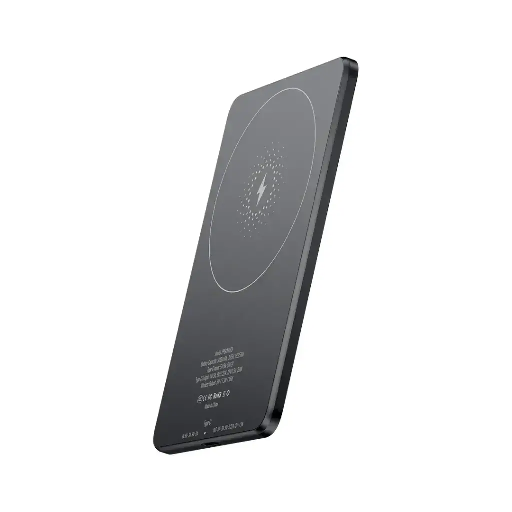 [PPBCHA63-GY] Powerology Ultra-Thin 5000mAh MagSafe Power Bank (Grey).webp
