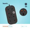 Porodo Blue 8 AC Power Strip - Black (3).webp