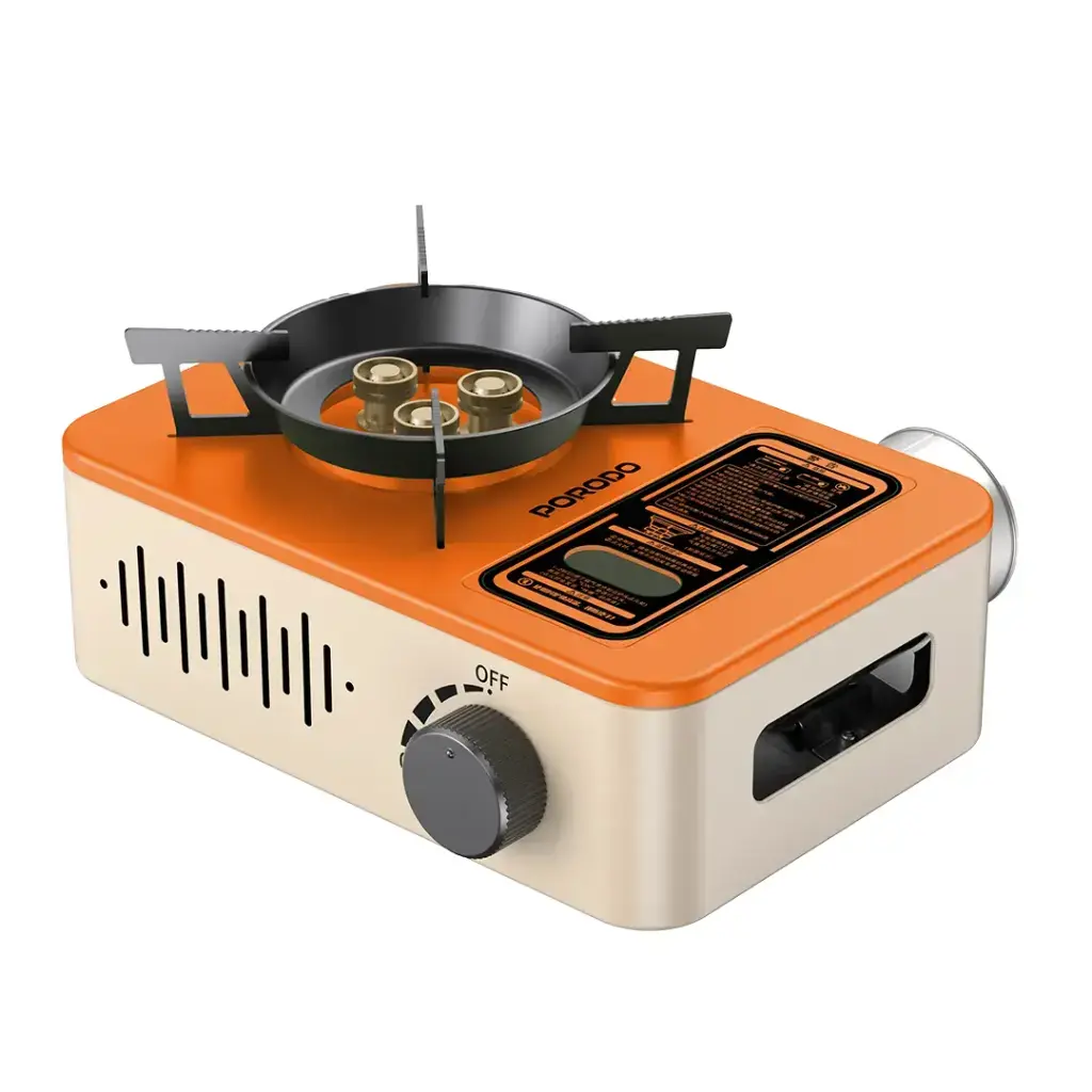 [PD-LFST077-OGBG] Porodo Lifestyle Portable Outdoor Stove - Orange-Beige.webp