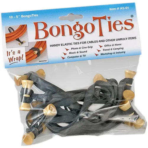 BongoTies 5 Elastic Cable Ties 10-Pack A5-01 — photo 1