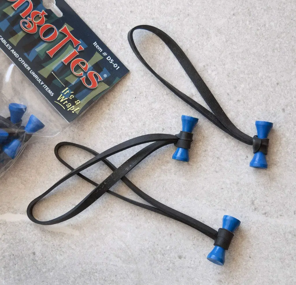 BongoTies D Style Elastic Cable Ties 10-Pack D5-01 — photo 2