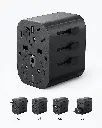 Anker 312 30w 2-USB & USB-C Port 4-Region Travel Adapter A9212K11 — photo 2