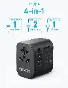 Anker 312 30w 2-USB & USB-C Port 4-Region Travel Adapter A9212K11 — photo 3