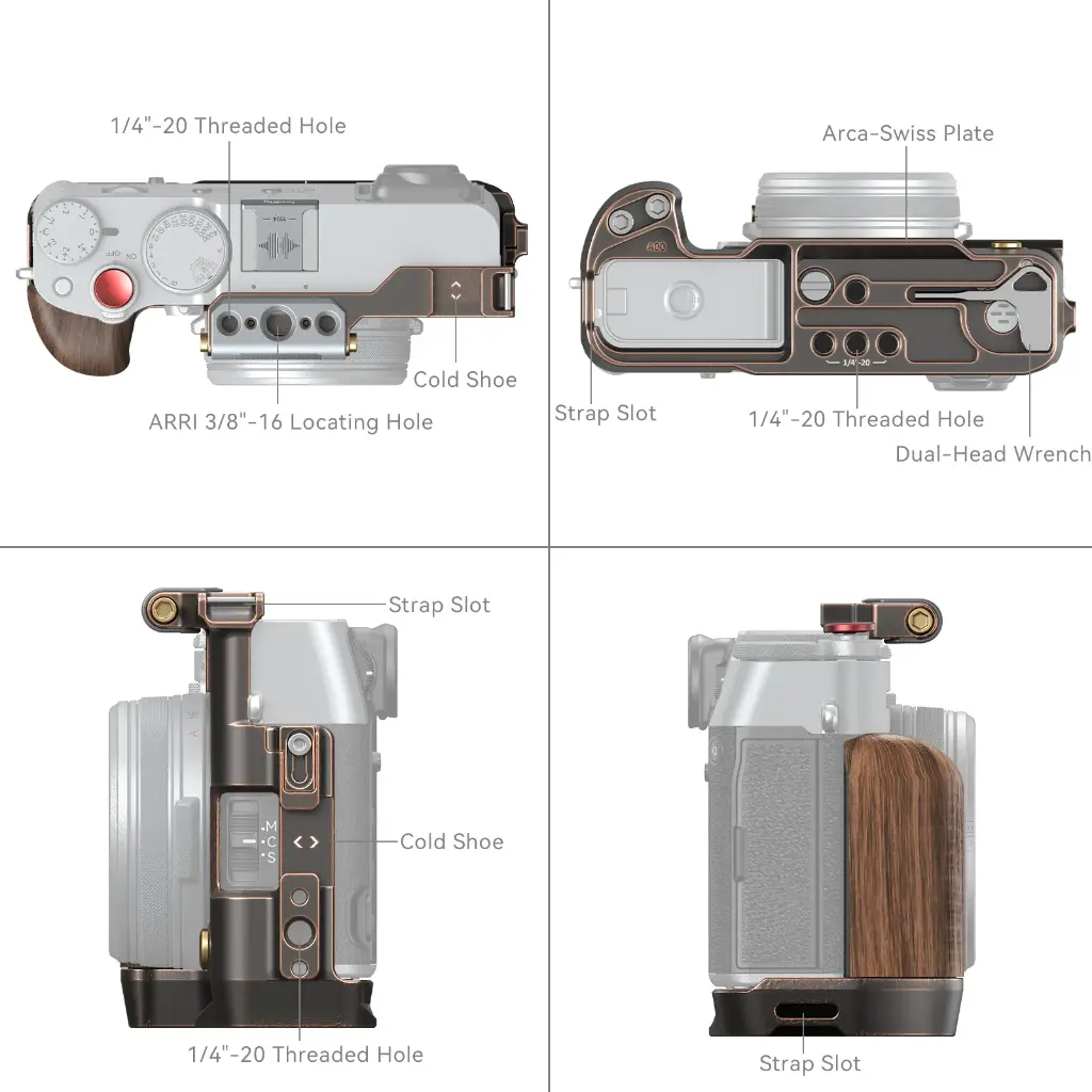 SmallRig “Retro” Cage for FUJIFILM X100VI 4557 — photo 4