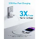 Anker 323 33w Dual Port 20w USB-C 12W USB-A Charger White A2331K21 — photo 2