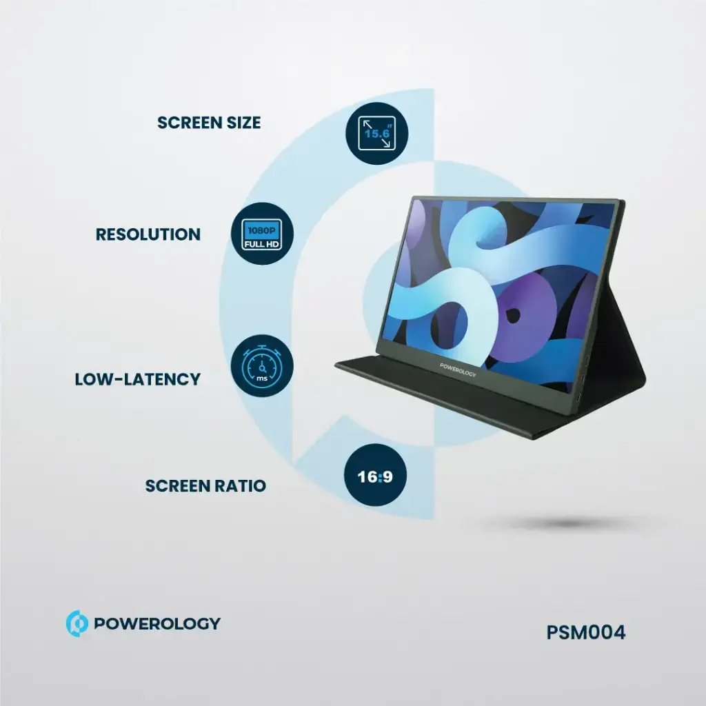 Powerology 15.6" IPS Ultra-Slim Portable 144Hz Monitor PSM004 — photo 3
