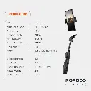 Porodo QuadBase Gimbal Stabilizer - Black.webp