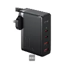 Baseus 100w 4-in-1 GaN5 Pro Fast Charger With 2xUSB-C & 2xUSB-A Ports Black CCGAN100UK — photo 1