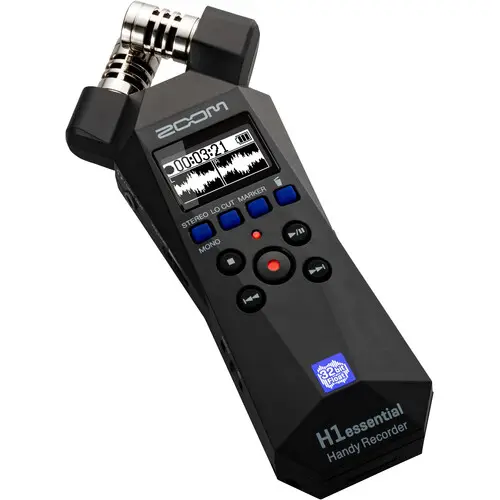 ZOOM H1essential The Essential Stereo Recorder For Creators With 32-Bit Float Recording — photo 2