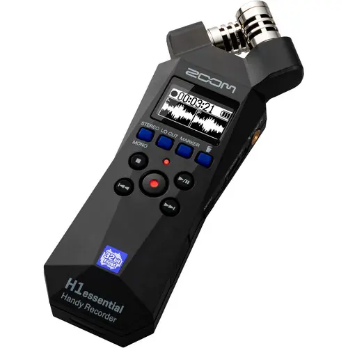 ZOOM H1essential The Essential Stereo Recorder For Creators With 32-Bit Float Recording — photo 3