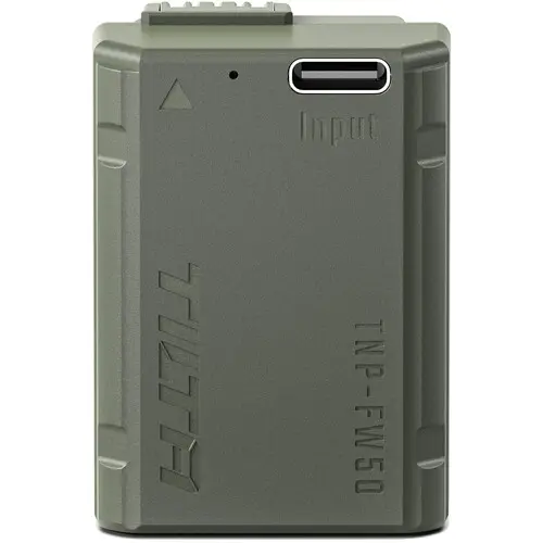 Tilta NP-FW50 Battery With USB-C Input (980mAh) Green TNP-FW50-GN — photo 2