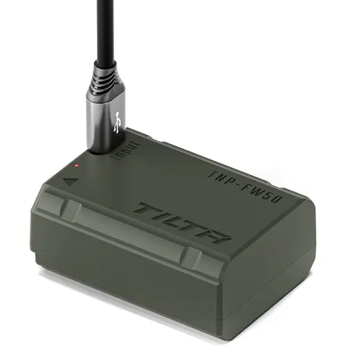 Tilta NP-FW50 Battery With USB-C Input (980mAh) Green TNP-FW50-GN — photo 4