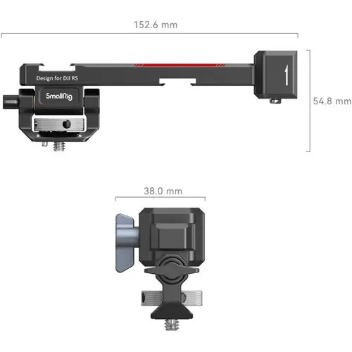 SmallRig Monitor Mount with NATO Clamp for Select DJI RS Series Gimbals 3026B — photo 4