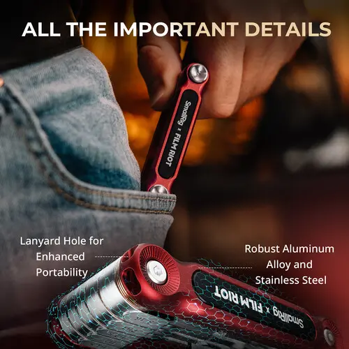 SmallRig x FILM RIOT 10-in-1 Folding Wrench Set with Multiple Angle Positioning Green 4814 — photo 3
