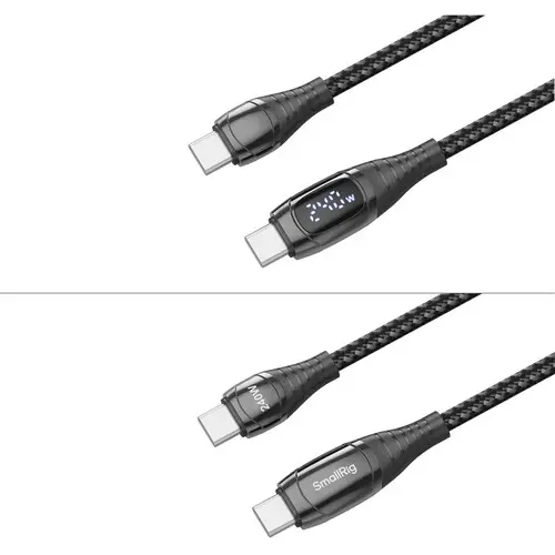 SmallRig 240W USB-C Power Cable with LED Display (3.3') 5113 — photo 2