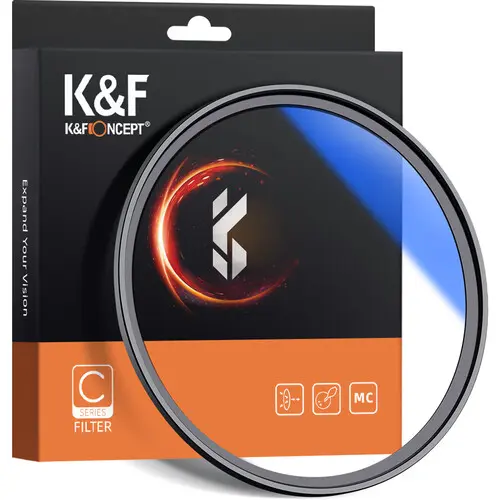 K&F Concept 77mm Blue Multi-Coated UV Filter Slim KF01.1428