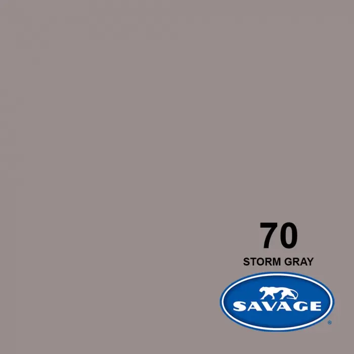 Savage Widetone Seamless Bacdrop Paper Background Approx 2.75x11Mtr 107x12YDS (Storm Gray) 70-12