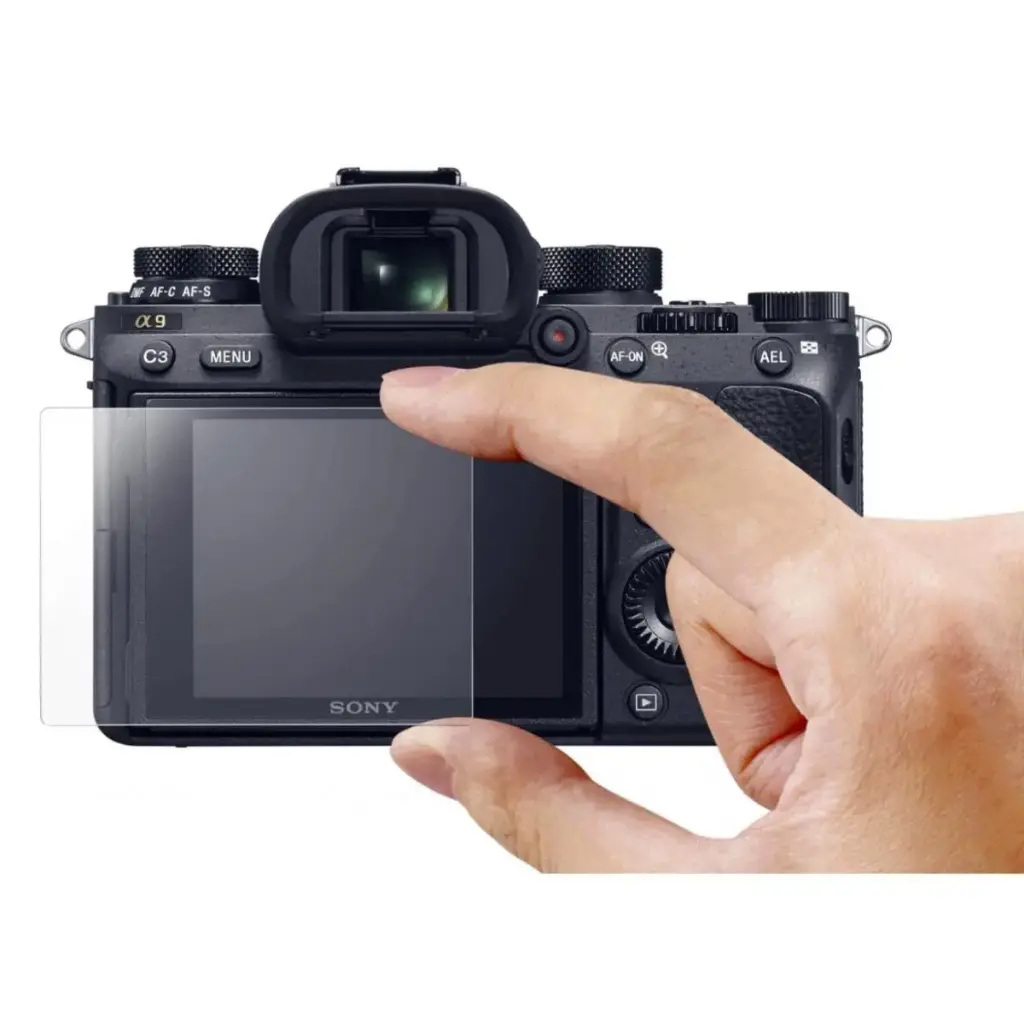 Sony PCK-LG1 Screen Protector Glass Sheet for Alpha or Alpha A7 II III, A7S II, A7R II III, A9 1