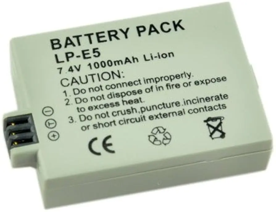 Vipesse LP-E5 Rechargeable Battery Pack for Canon