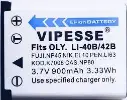 Vipesse Li-40B/Li-42B Rechargeable Battery for Olympus