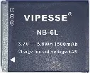Vipesse NB-6L Camera Battery for Canon Digital IXUS 200 IS, PowerShot ELPH 500HS
