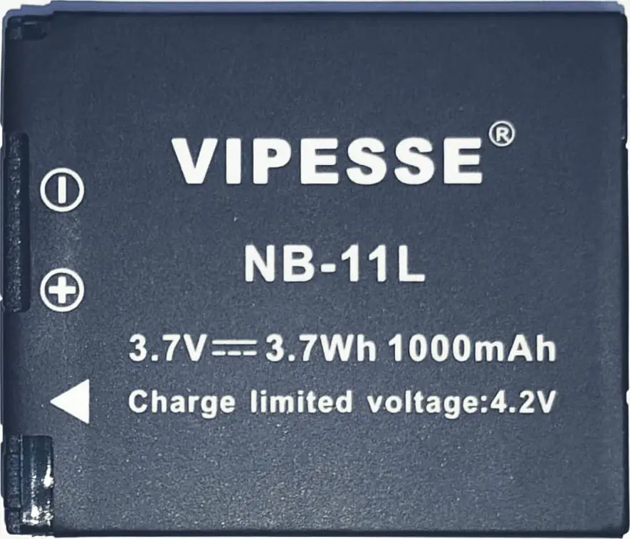 Vipesse NB-11L 3.6V 680mAh Rechargeable Battery for Canon