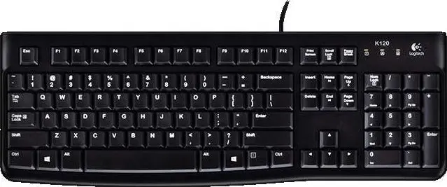 Logitech K120 USB Standard Computer Wired Keyboard 920-002495