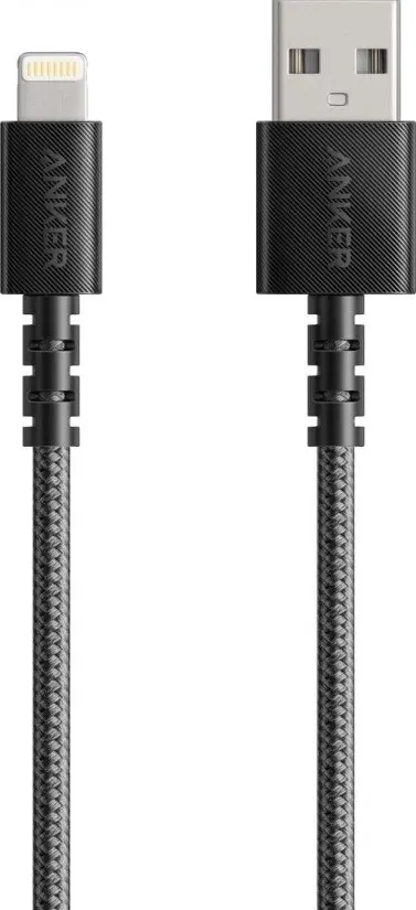 Anker Powerline Select+ USB Cable with Lightning Connector (Black, 3FT 0.9m) A8012H12