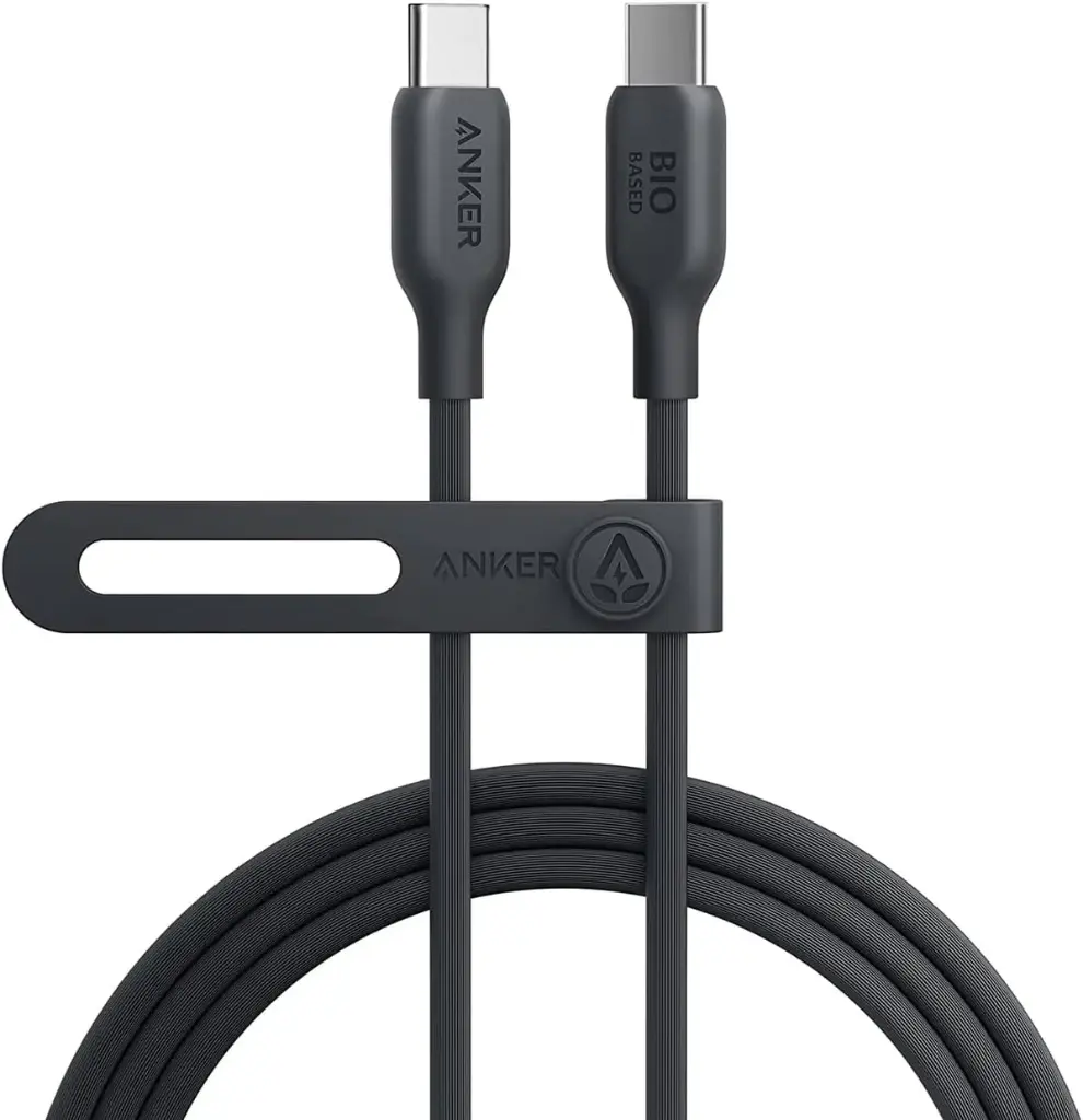 Anker 544 Bio Based 6ft 1.8Mtr USB-C to USB-C Cable Black A80F2H11