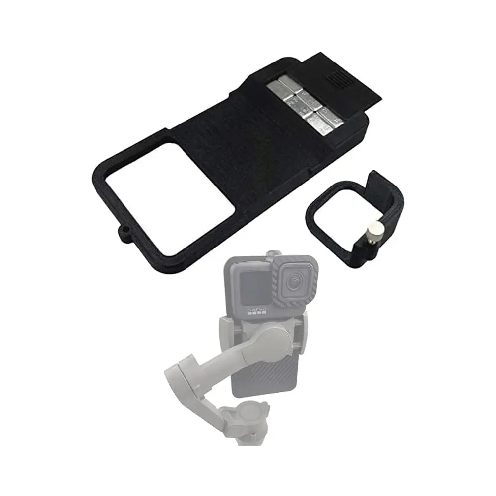 Handheld Gimbal Adapter for GoPro Hero 9 Black Camera Switch Mount Plate Adapter for DJI Osmo Mobile 4 3 Connect with Gopro 9 
