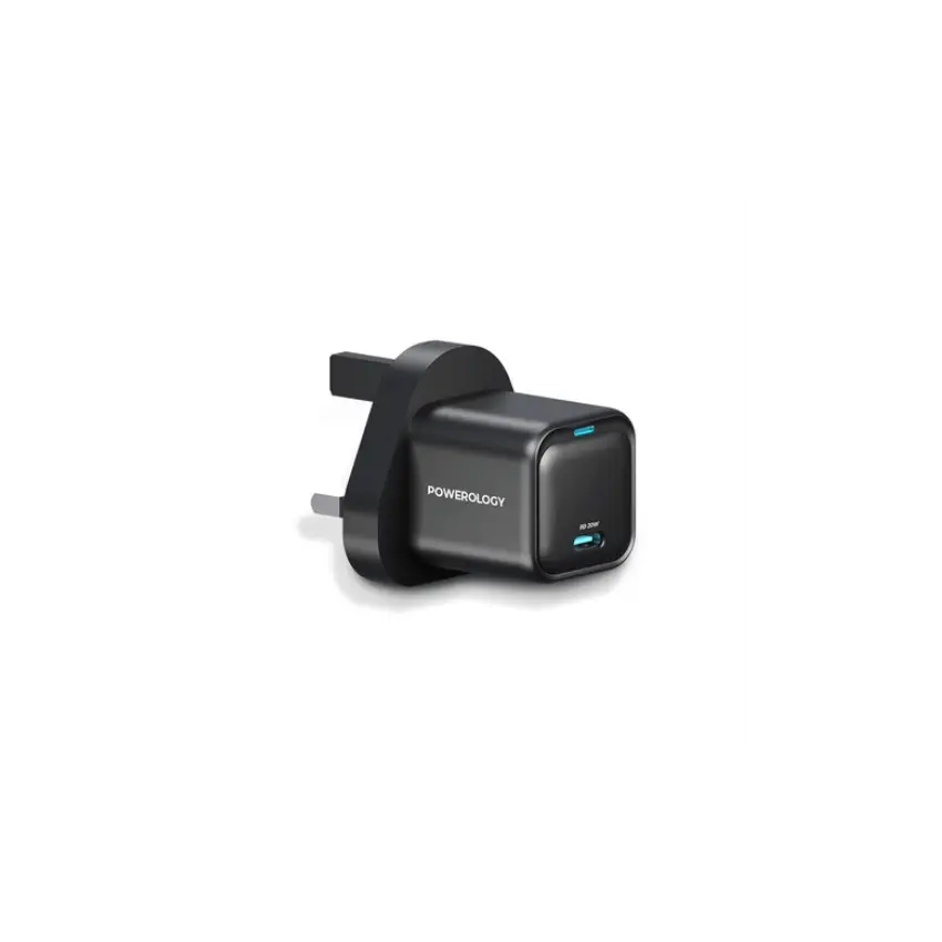 Powerology 20w PD Ultra Compact GaN Charger PWCUQC016