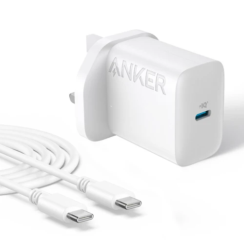 Anker 20W with USB-C Cable 1.5M White B2347K21