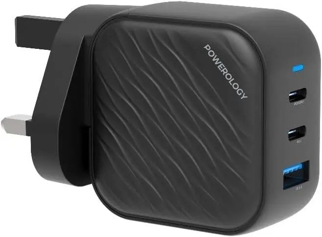 Powerology 65w PD Gan Ultimate Dual PD Charger PWCUQC018