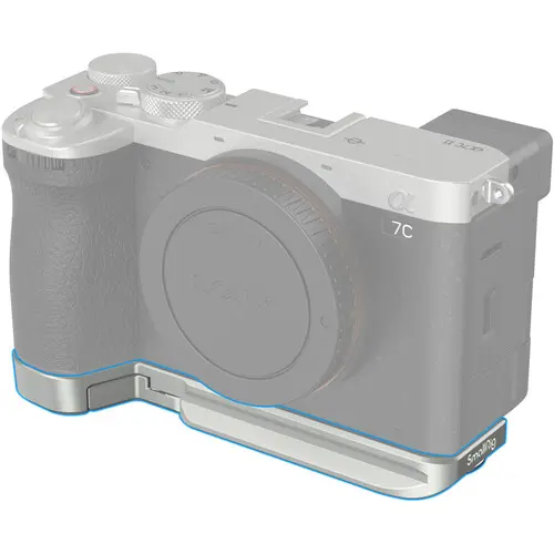 SmallRig Bottom Mount Plate for Sony Alpha 7C II / Alpha 7CR (Silver) 4439