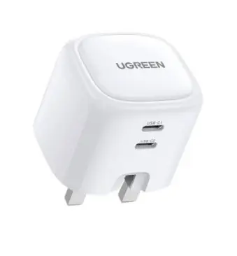 Ugreen Nexode 45w Dual USB-C PD GaN Fast Charger CD294 15332
