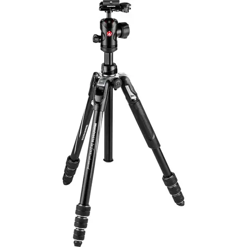 Manfrotto Befree Advanced Travel Aluminum Tripod with Ball Head (Twist Locks, Black) MKBFRTA4BK-BH