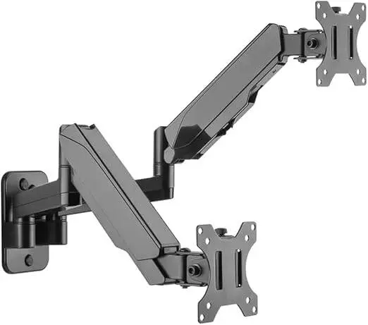 Skill Tech Gas Spring Monitor Mount, Full Motion Adjustable Arm for Screens 17-32 Inches SHW1014H