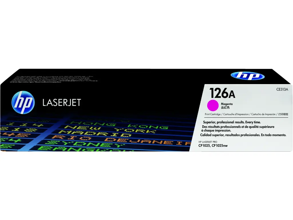 HP 126A Magenta Original LaserJet Toner Cartridge, CE313A 