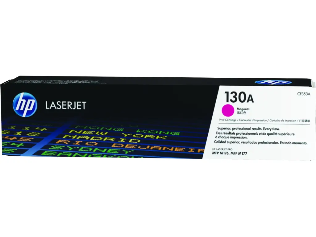 HP 130A Magenta Original LaserJet Toner Cartridge, CF353A 
