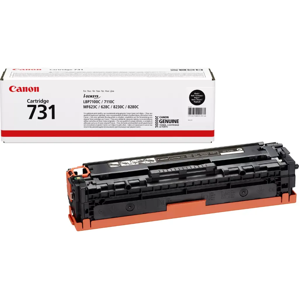 Canon 731BK Black Toner Cartridge 6272B002 